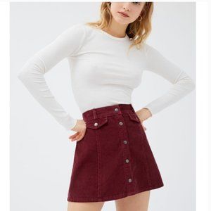 BDG Urban Outfitters Selma maroon/burgundy skirt XS